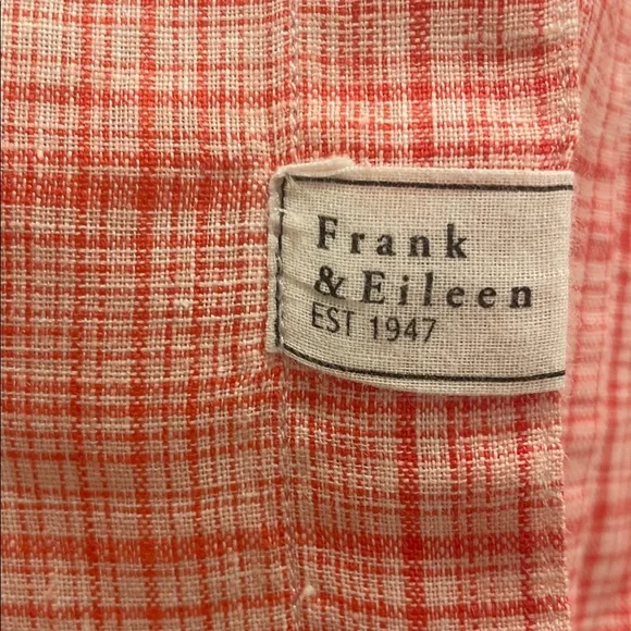 Frank & Eileen Pink Women’s Linen Shirt - Picture 2 of 3